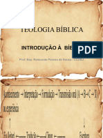 3 - Teologia Bíblica - Formação Da Bíblia