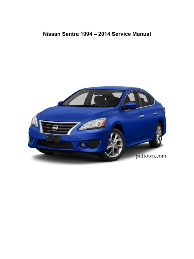 2014 NISSAN SENTRA SERVICE AND MAINTENANCE GUIDE visual data 8
