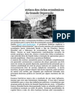 A Teoria Austríaca Dos Ciclos Econômicos e As Causas Da Grande Depressão