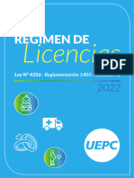 Cartilla Regimen de Licencias - 2022