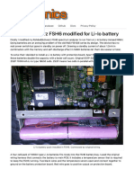 Rohde&Schwarz FSH6 Modified For Li-Io Battery