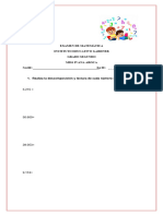 CUESTIONARIO DE MATEMATICAS 2°