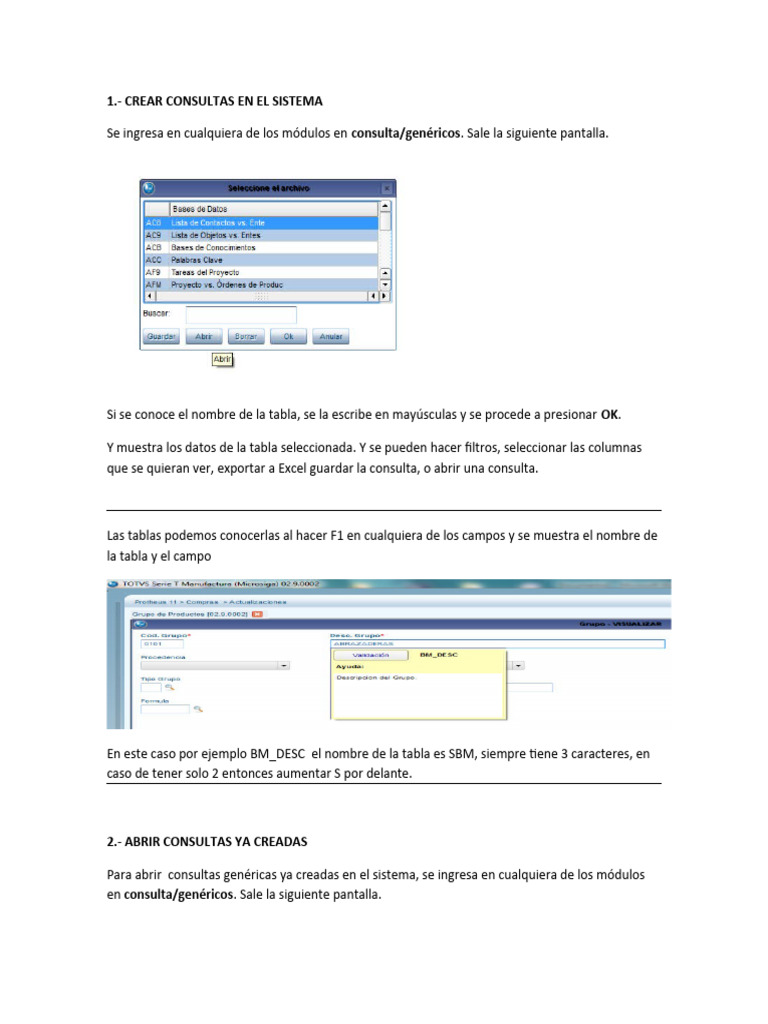 Creación y gestión de consultas genéricas | PDF | Informática