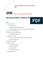 BetOven Scanner - Manual de Usuario (Español)