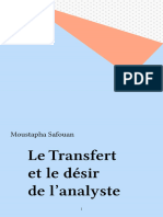 Le Transfert Et Le Désir de L'analyste by Moustapha Safouan