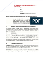 PDF Demanda de Separacion Convencional y Divorcio Ulterior - Compress