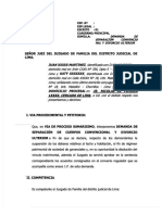 PDF Demanda Separacion Convencional y Divorcio Ulterior - Compress