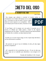 El Secreto Del Oso. Ficha Comprensión Lectora