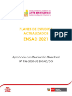 Plan de Estudios 2021