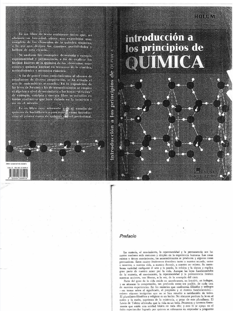 Introducción A Los Principios de Química de John R. Holum PDF
