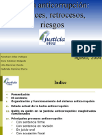 Lucha Anticorrupción Avances, Retrocesos, Riesgos