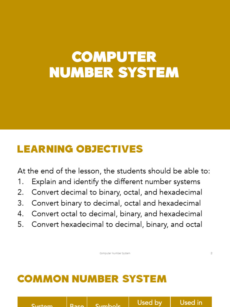 Computer Number System | PDF | Decimal | Theory Of Computation