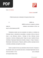 CARTA DE SOLICITAÇÃO DE EMPREGO