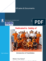 Ship Certificates & Documents Book