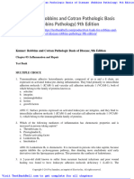 Test Bank For Robbins and Cotran Pathologic Basis of Disease Robbins Pathology 9th Edition