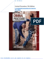 Test Bank For Criminal Procedure 9th Edition
