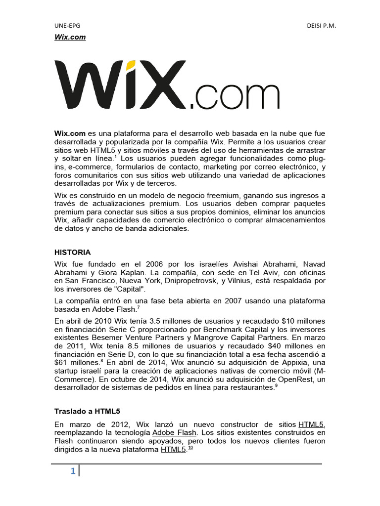 Teoria de Wix PDF