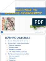Unit 1 - Introduction To Business Environment