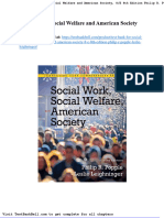 Test Bank For Social Work Social Welfare and American Society 8 e 8th Edition Philip R Popple Leslie Leighninger