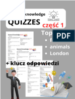 General Knowledge QUIZZES CZ 1 A2