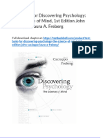 Test Bank For Discovering Psychology The Science of Mind 1st Edition John Cacioppo Laura A Freberg