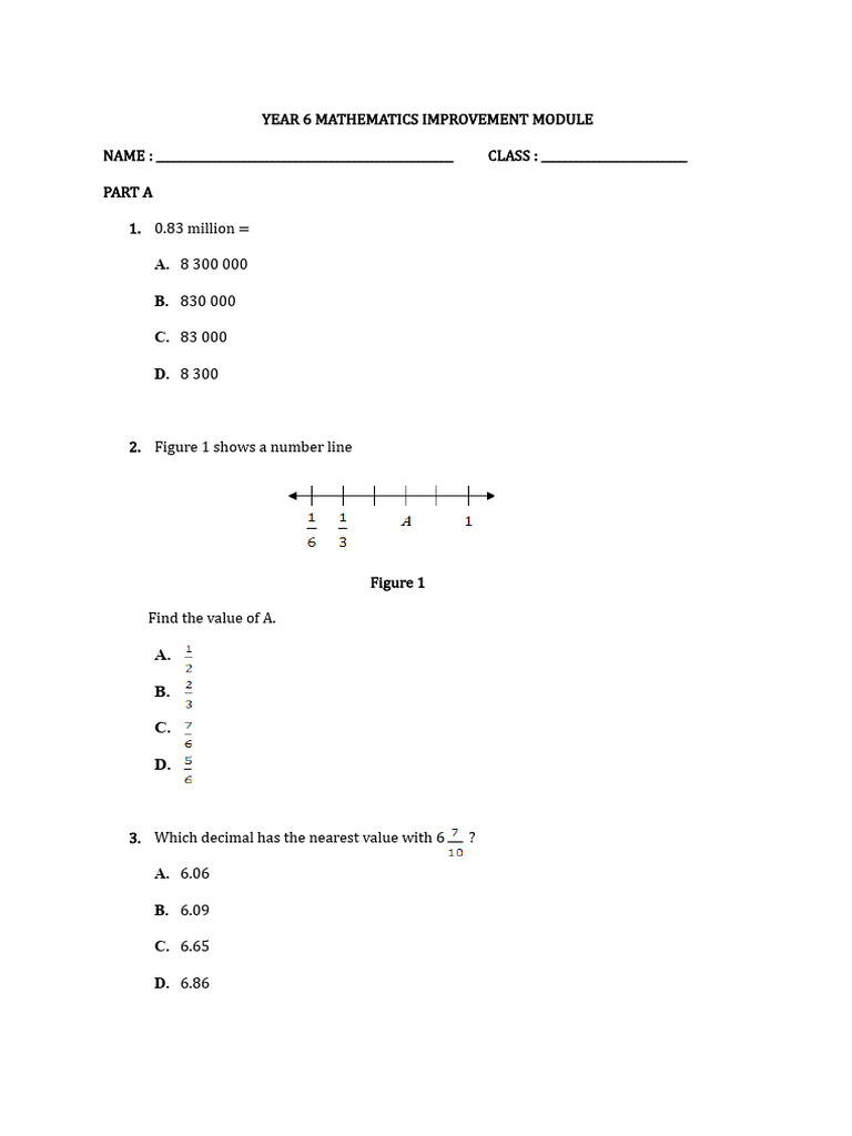 Year 6 Mathematics DLP Exercises | PDF | Mathematics | Euclidean Geometry