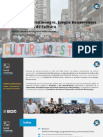 Informe Guillermo Montenegro y Secretaria de Cultura MDP