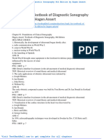 Test Bank For Textbook of Diagnostic Sonography 8th Edition by Hagen Ansert