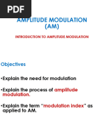 1introduction To Amplitude Modulation (AM)