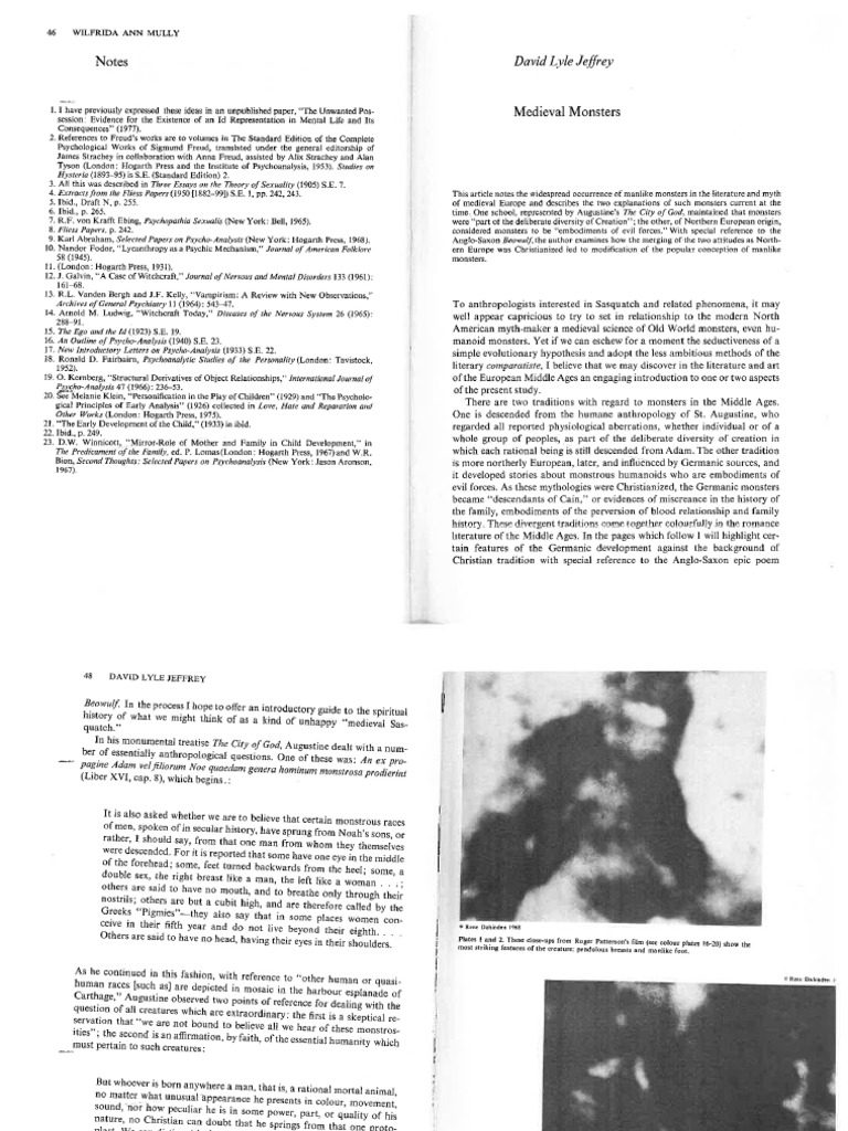 Medieval Monsters Pdf