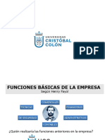 Funciones Básicas de La Empresa