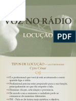 Voz No Rádio