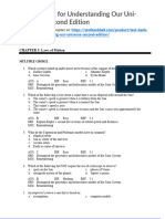 Test Bank For Understanding Our Universe Second Edition