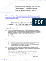 Test Bank For Essential Cell Biology 5th Edition Bruce Alberts Alexander D Johnson David Morgan Martin Raff Keith Roberts Peter Walter