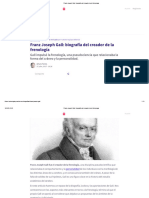 Franz Joseph Gall - Biografía Del Creador de La Frenología