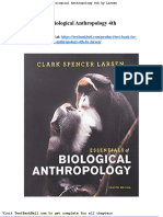 Test Bank For Essentials of Biological Anthropology 4th by Larsen