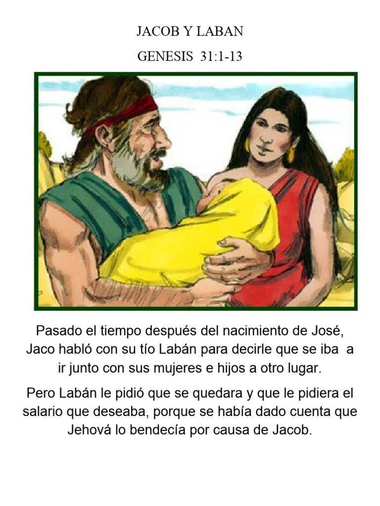 Jacob y Labán: Historia para Niños | PDF