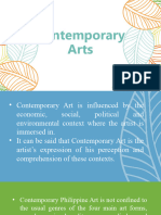 Defining Contemporary Arts