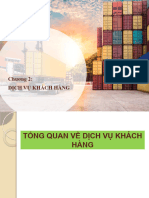 CHƯƠNG 2 - Dịch Vụ Khách Hàng