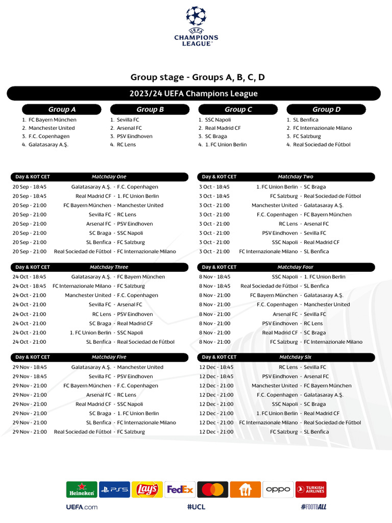 uefa-champions-league-2023-2024-group-stage-draw-calendar-result-sheet-pdf-clubs-and-societies-association-football-teams
