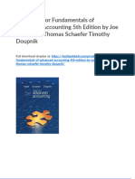 Test Bank For Fundamentals of Advanced Accounting 5th Edition by Joe Ben Hoyle Thomas Schaefer Timothy Doupnik