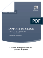 Rapport de Stage Final Version