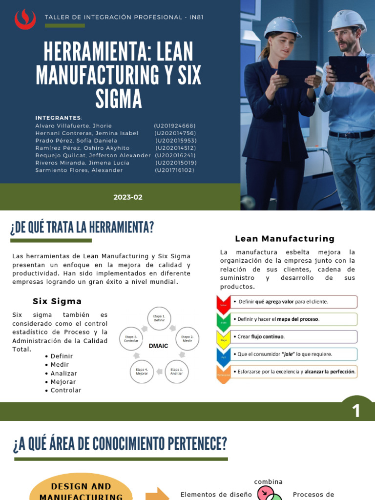 Lean y Six Sigma: Mejora Productiva | PDF | Lean Manufacturing | Six Sigma