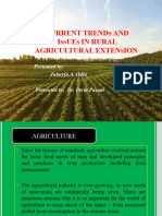 Current Trends and Issues in Rural Agricultural Extension