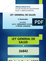 LEY GENERAL DE SALUD RESUMEN Sesion2