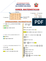 Solución y Tarea - Operadores Matemáticos - Tema 2