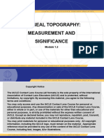 Corneal Topography Measurement & Significance Module 1.2_FINAL