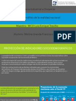 Proyección de Indicadores Sociodemográficos