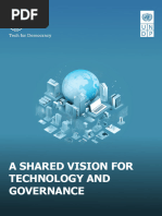 Undp A Shared Vision For Technology and Governance