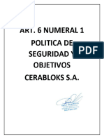 Programa de Seguridad y Salud en El Trabajo Cerabloks